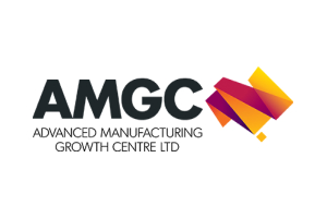 A logo with the letters 'AMGC' in bold, followed by a colorful geometric design, and the text 'Advanced Manufacturing Growth Centre Ltd' beneath.