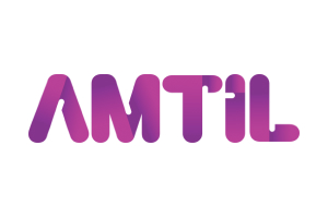 Purple text logo reading 'AMTIL' on a white background, representing a manufacturing brand or company.